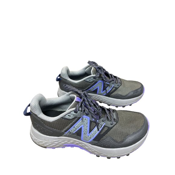 New Balance T 410 Womens Black Purple Trail Running Sneakers Sz7.5B SKU 9487 - Picture 4 of 15